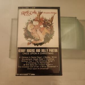 Kenny Rogers And Dolly Parton - Once Upon A Christmas (Cassette, 1984, RCA